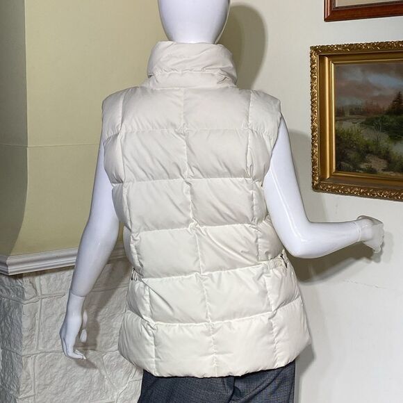 Eddie Bauer EB700 Goose Down Puffer Vest Jacket White - Picture 2 of 14